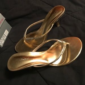 Gold Heels Like New